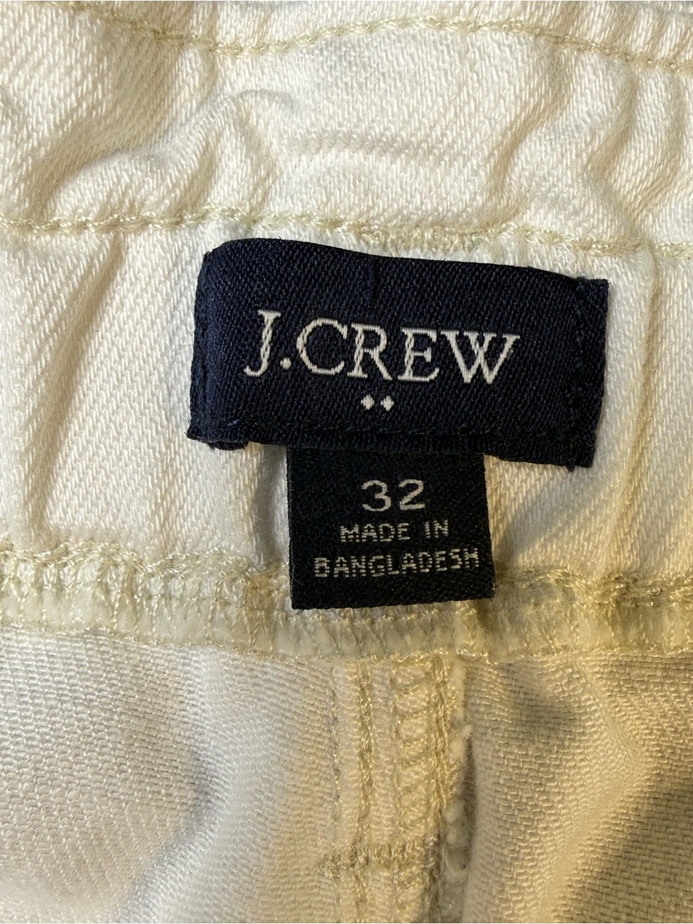 J.Crew White High Rise Wide Leg Cropped Jeans Tie Waist Size 32 - Picture 5 of 11